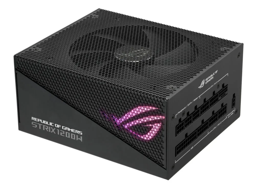 ASUS ROG-STRIX-1200G-AURA-GAMING 90YE00P0-BVAA00 1200 W 80 PLUS Gold ATX Güç Kaynağı Thumbnail 9