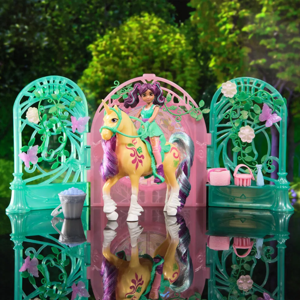 Spin Master Unicorn Academy Ava & Leaf Stall 6072051 Thumbnail 11