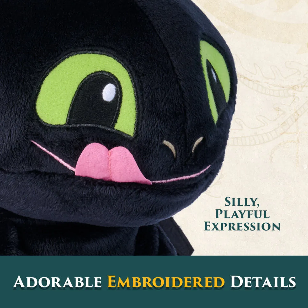 Spin Master DreamWorks Dragons GTD LTD 10in Cuddly Toothless Plush GML Thumbnail 2