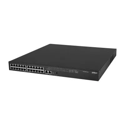 Dahua Technology DH-AS5500-24MGT4XF-600 ağ anahtarı Gözetilmiş L2 5G Ethernet (100/1000/5000) Ethernet üzerinden güç desteği (PoE) Siyah Switch
