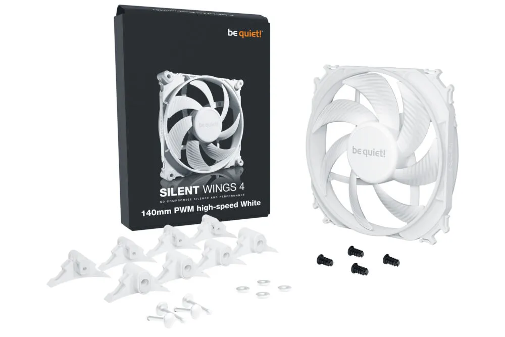 be quiet! SILENT WINGS 4 | 140mm PWM high-speed White BL117 Thumbnail 5