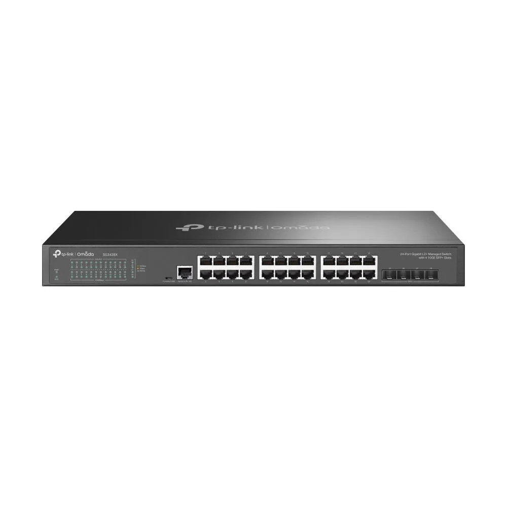 TP-Link Omada SG3428X Gözetilmiş L2+/L3 Gigabit Ethernet (10/100/1000) 1U Siyah Switch