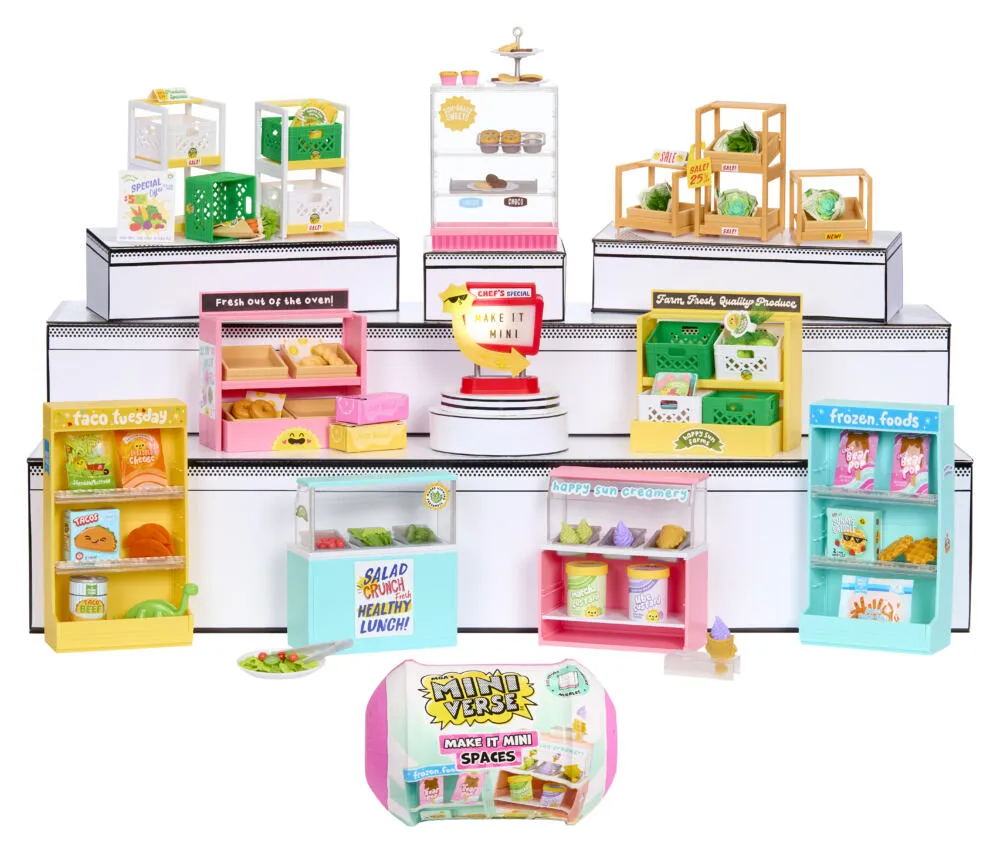 MGA Entertainment Miniverse Spaces Furniture Pack in Sidekick 595731-EUC Thumbnail 3