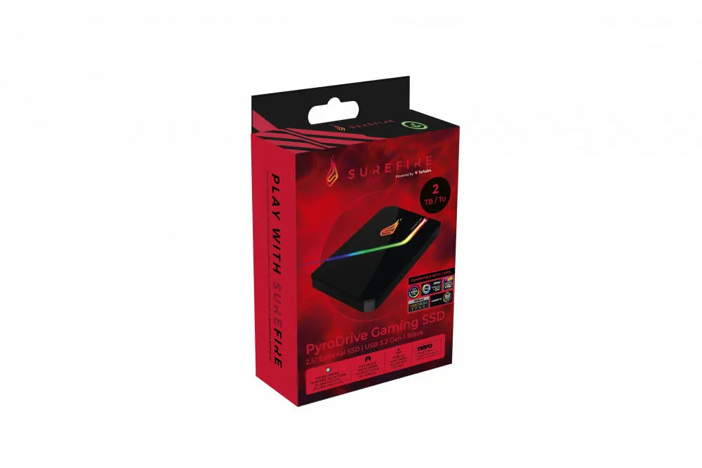 SureFire PyroDrive Gaming 53694 2 TB 2.5" SSD Harici SSD' Thumbnail 6