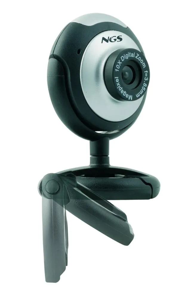 NGS XpressCam300 webcam 5 MP USB 2.0 Siyah, Gümüş Thumbnail 2