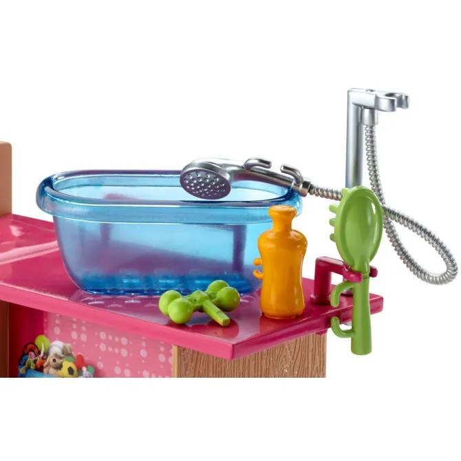 Barbie Pet Station & Puppy Playset DVX50 Thumbnail 4