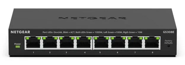 NETGEAR GS308E-400EUS Thumbnail 4