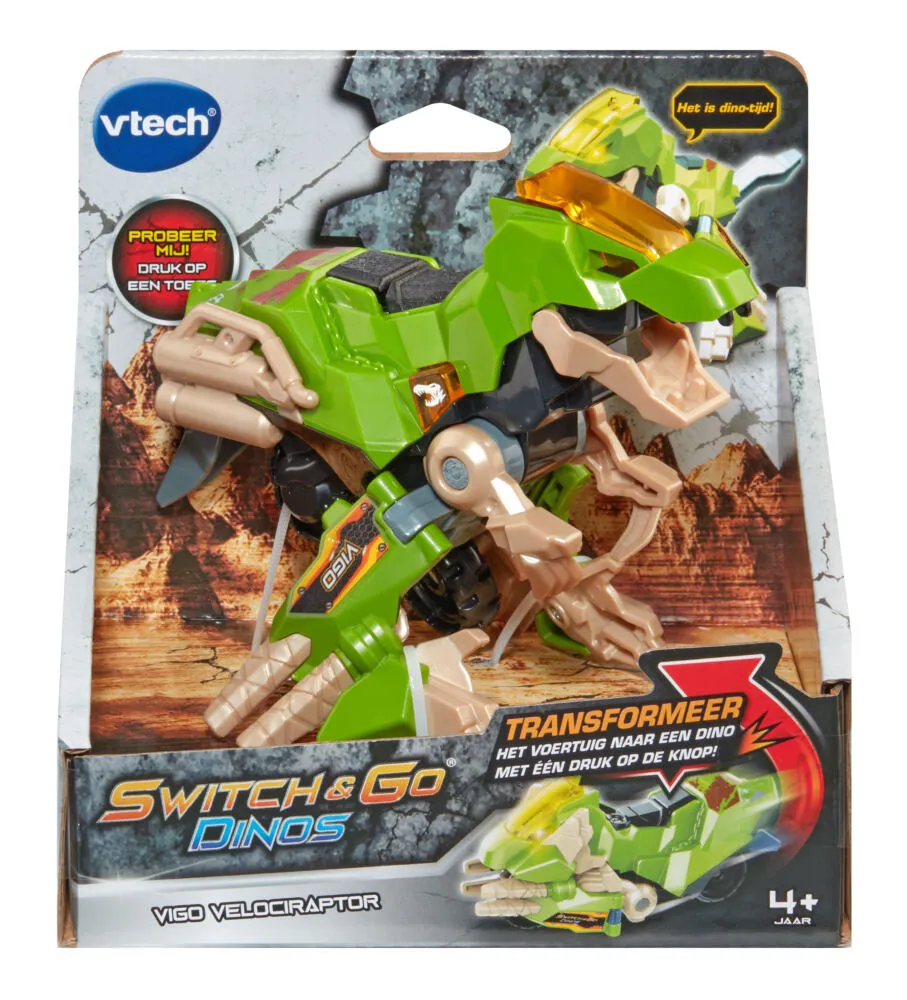 VTech Switch & Go Dino's Vigo Velociraptor 80-531523 Thumbnail 4