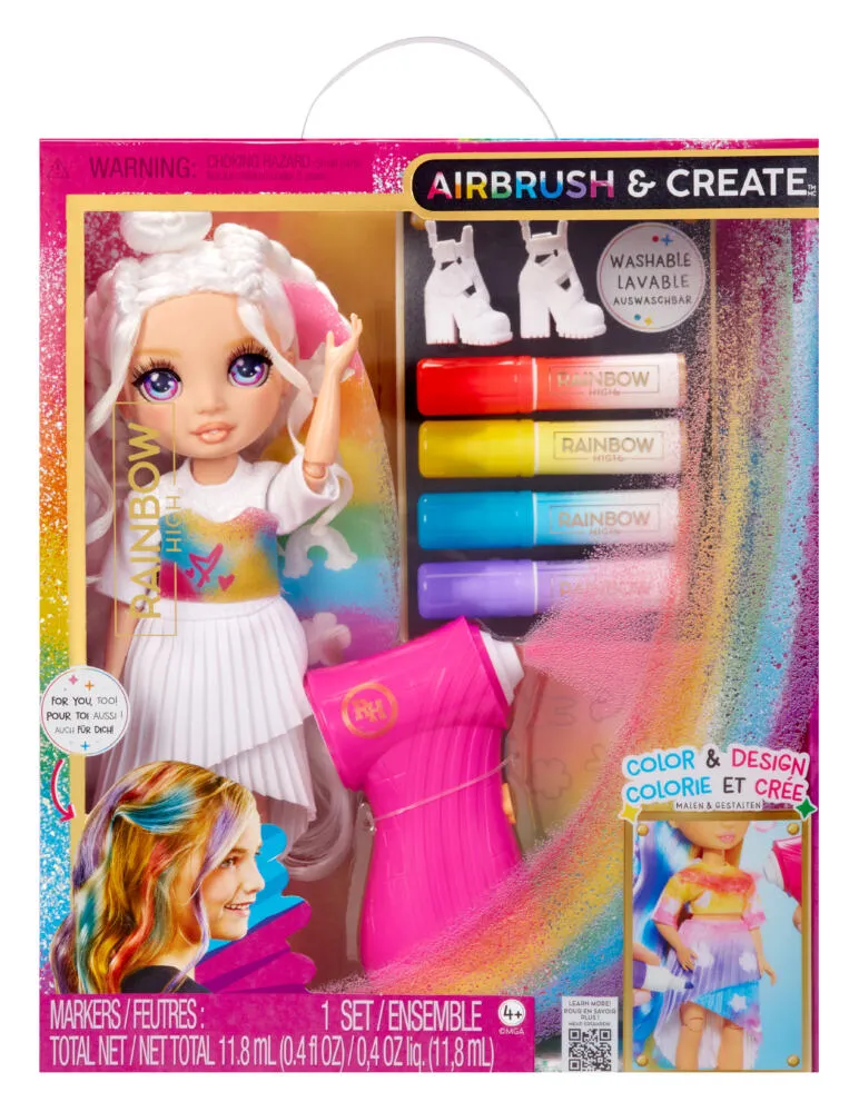MGA Entertainment Rainbow High Air Brush & Create Fashion Dolls - 543350-EUC Oyuncak Bebek Thumbnail 2