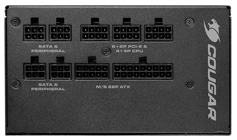 COUGAR GEX850 güç kaynağı ünitesi 850 W 20+4 pin ATX Siyah Thumbnail 7