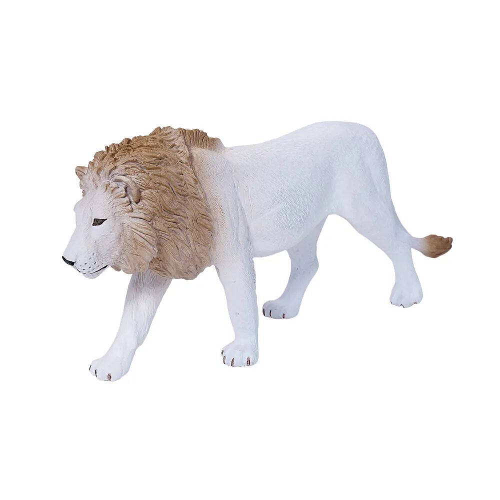 Mojo Fun White Male Lion 381093 Wildlife Aslan Oyuncak Figür Thumbnail 6