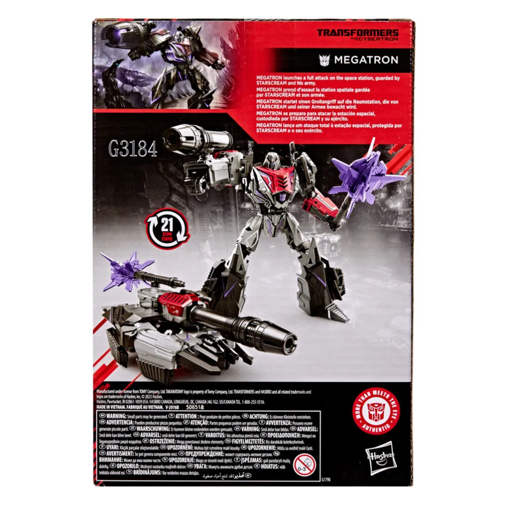 Hasbro Transformers Studio Series War for Cybertron Megatron G17905L0 Thumbnail 7