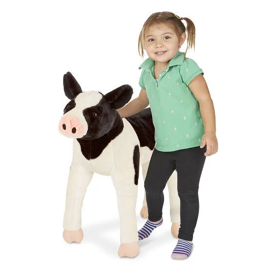 Melissa & Doug Calf Lifelike Stuffed Animal Thumbnail 1
