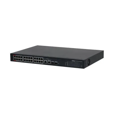 Dahua Technology DH-S4101-24ET2GF-360-C ağ anahtarı Gözetilmiş L2 Fast Ethernet (10/100) Ethernet üzerinden güç desteği (PoE) Siyah Thumbnail 1