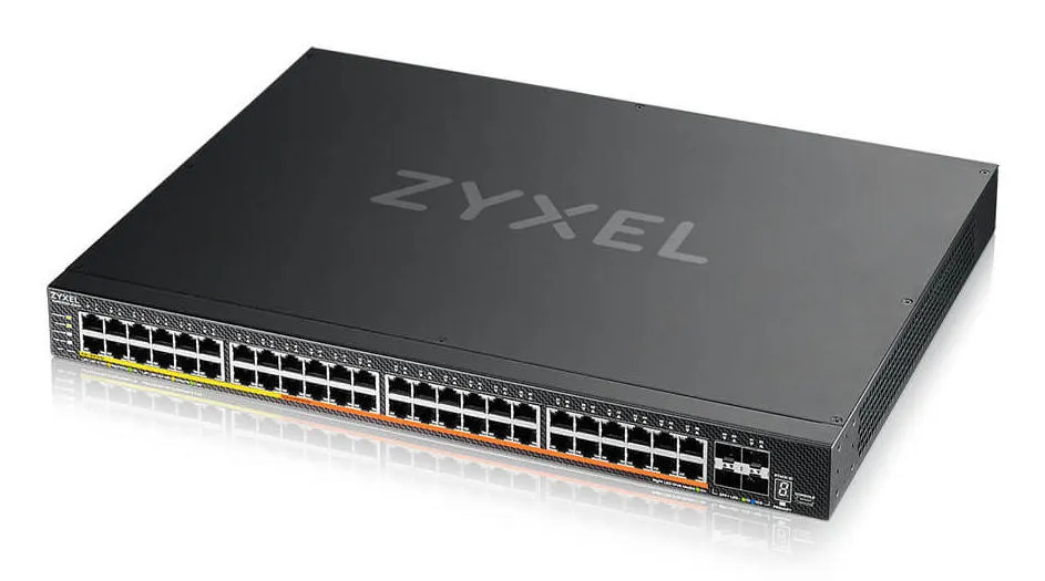 Zyxel XMG2230-52HP Gözetilmiş L2/L3 2.5G Ethernet (100/1000/2500) Ethernet üzerinden güç desteği (PoE) 1U Siyah Switch