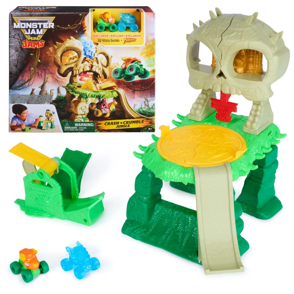 Spin Master Monster Jam MNJ VHP Mini Crash n Crumble Jungle GML Oyuncak Araç