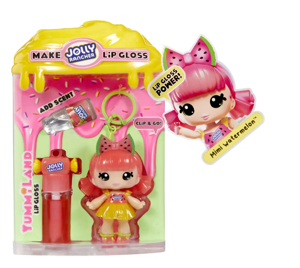 MGA Entertainment Yummiland Lip Gloss Doll- Licensed Sweets- Jolly Ranchers 546023-EUC Oyuncak Bebek Thumbnail 1