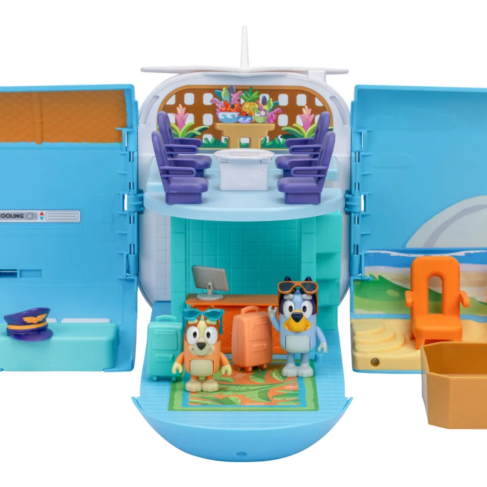 Moose Toys Bluey 3 in 1 Airplane Playset MS17670 Thumbnail 7