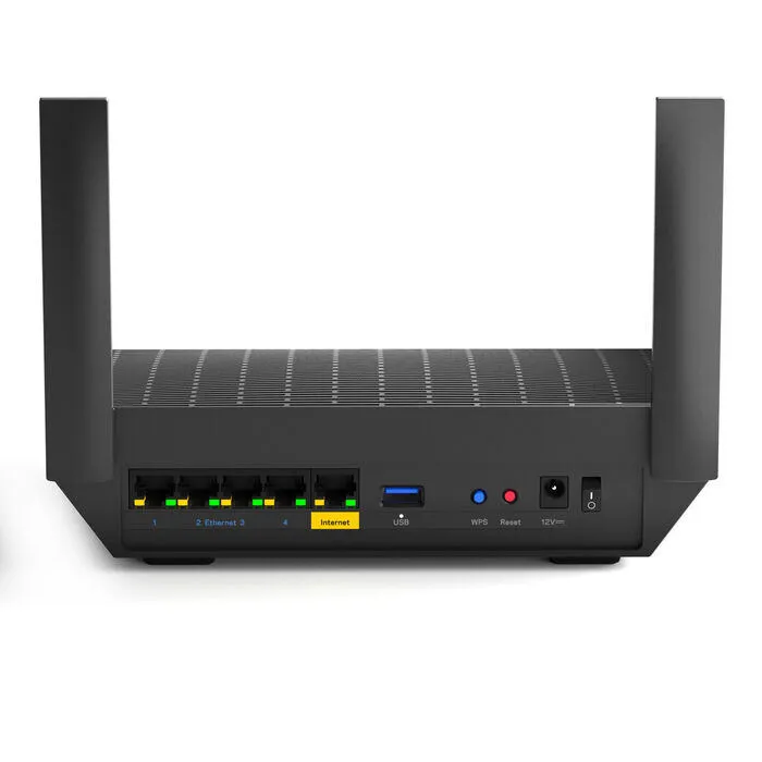 Linksys MR7340 kablosuz yönlendirici Gigabit Ethernet Çift bant (2,4 GHz / 5 GHz) Siyah Thumbnail 3