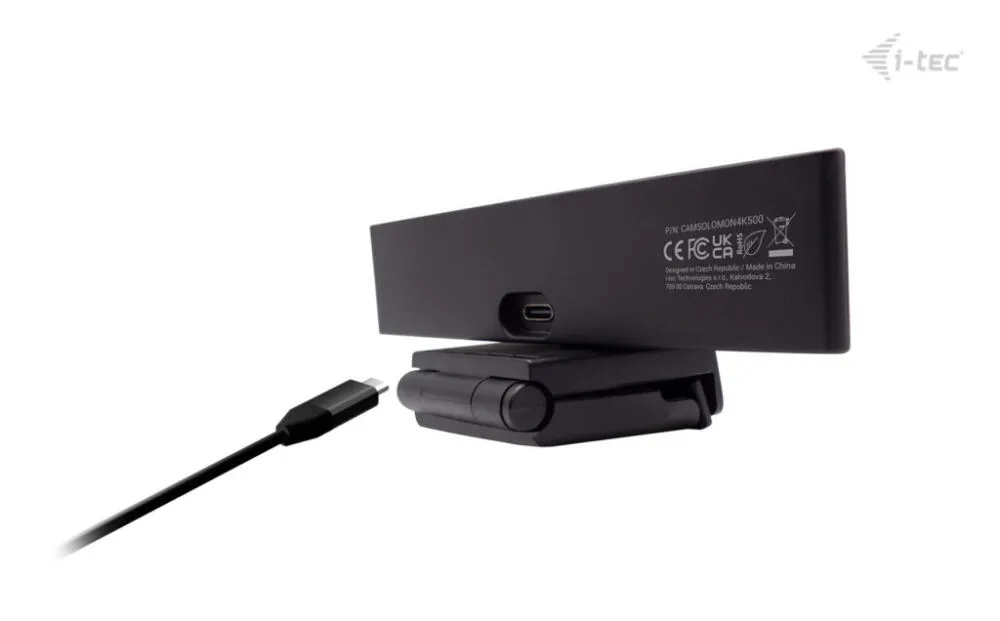 i-tec SOLOMON 500 webcam 8,29 MP 3840 x 2160 Piksel USB Siyah Thumbnail 3