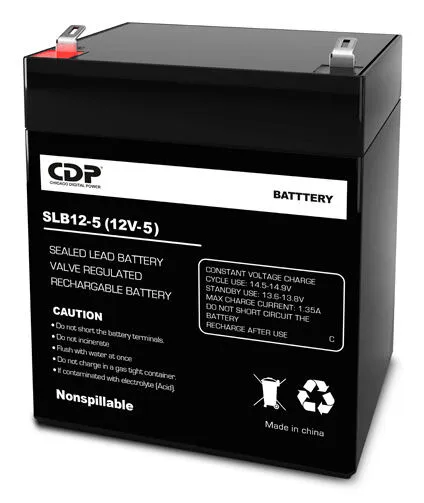 CDP SLB12-5 UPS pili Mühürlü Kurşun Asidi (VRLA) 12 V 5 Ah