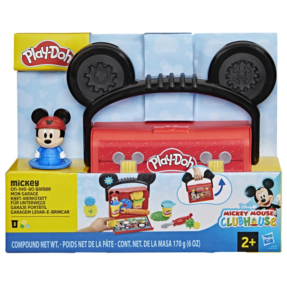 Play-Doh Disney Junior Mickey Seyyar Garaj Oyun Seti Sanat ve El İşi Oyuncakları