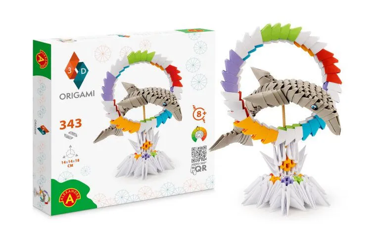 Alexander Toys ORIGAMI 3D – Dolphin 02552 Thumbnail 2