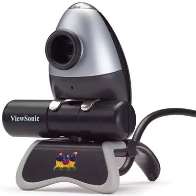 Viewsonic 1.3 Megapixel webcam 1,3 MP 1280 x 1024 Piksel USB 2.0 Siyah, Gümüş
