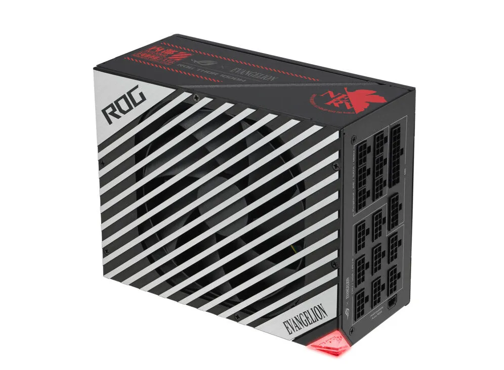 ASUS ROG Thor 1000W Platinum II EVA Edition güç kaynağı ünitesi 20+4 pin ATX Siyah, Kırmızı, Gümüş Thumbnail 4
