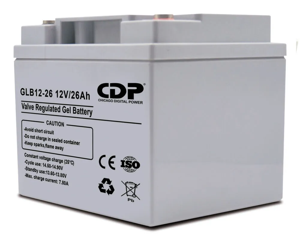 CDP GLB12-26 UPS pili VRLA GEL 12 V 26 Ah
