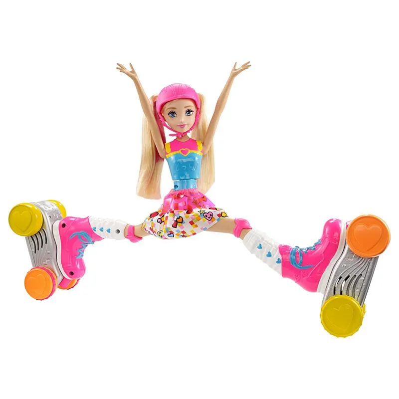 Barbie Video Game Hero Remote Control Roller Skating Doll Thumbnail 2