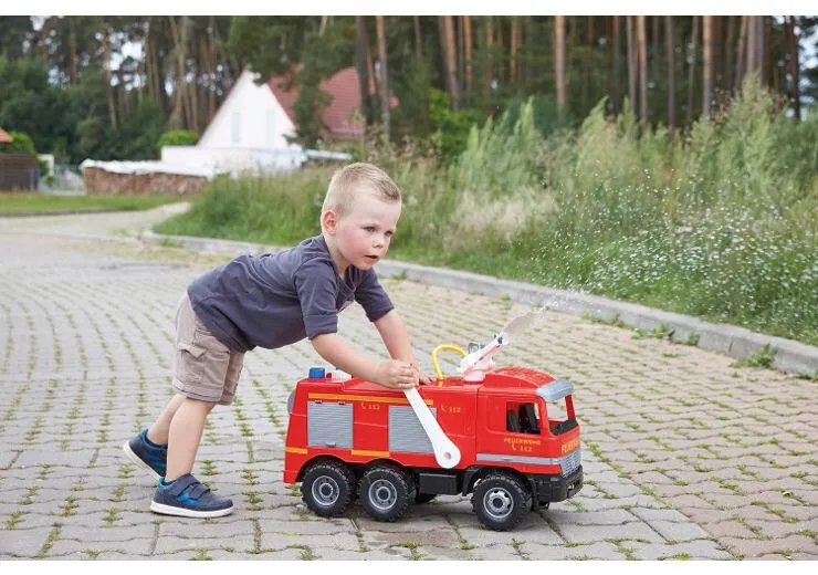 Lena Fire truck Actros with labels 20101 Oyuncak Araç Thumbnail 3