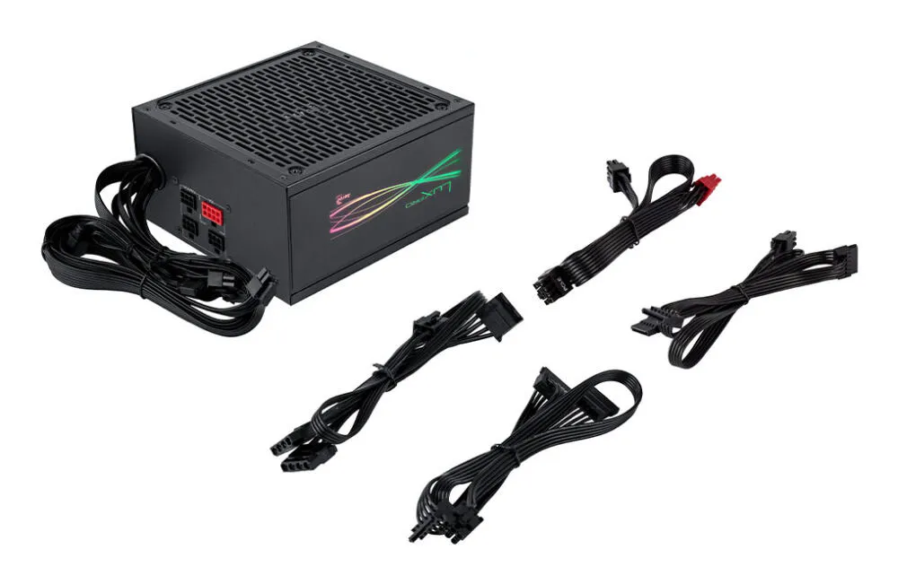 Aerocool LUXPRORGB750M güç kaynağı ünitesi 750 W 20+4 pin ATX Siyah Thumbnail 4