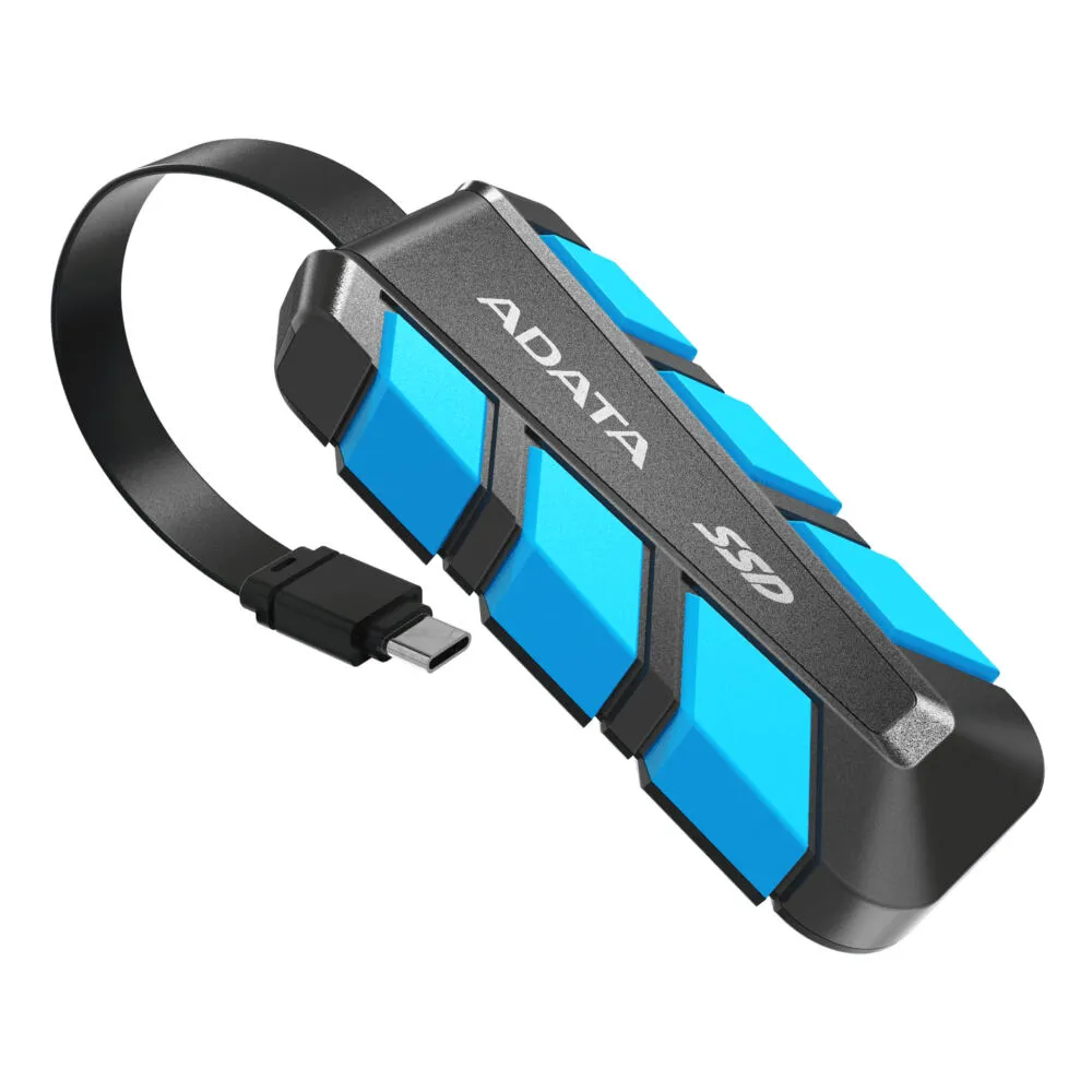 ADATA Externe SC740 Plug&Go blue 1050/1000 MIL.STD SC740-2000G-CBU 2 TB SSD Thumbnail 5