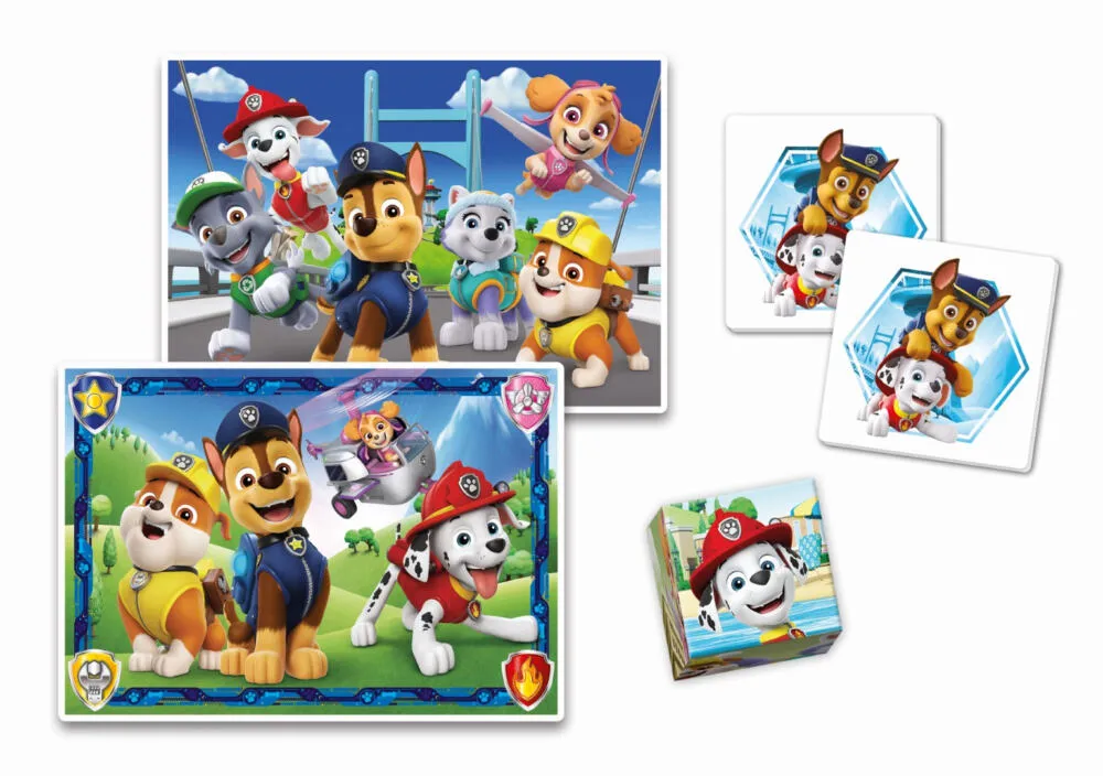 Clementoni Edukit 4 in 1 - Paw Patrol 18291 Puzzle Thumbnail 2