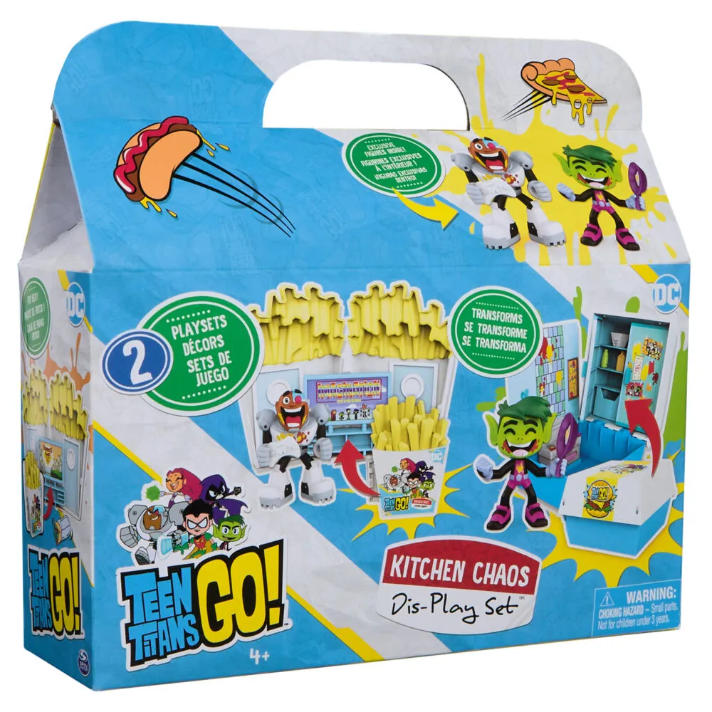 Spin Master DC Comics Teen Titans Go! Kitchen Chaos Dis-Play Set 6070557 Thumbnail 11