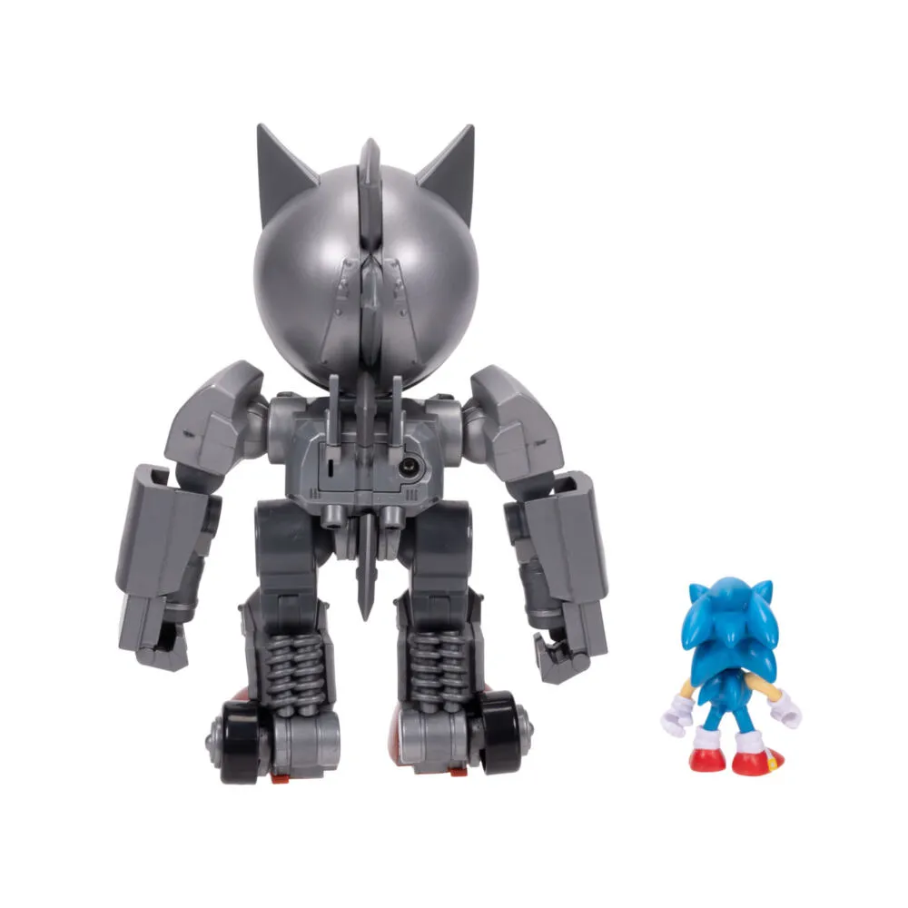 JAKKS Pacific Sonic the Hedgehog Giant Mecha Sonic vs Sonic Playset 429844 Thumbnail 1