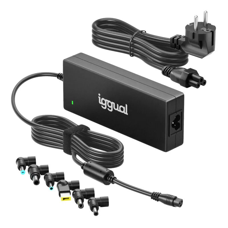 iggual CUA-6T-240W şarj aleti & çevirici Bina içi Siyah Şarj Ürünleri