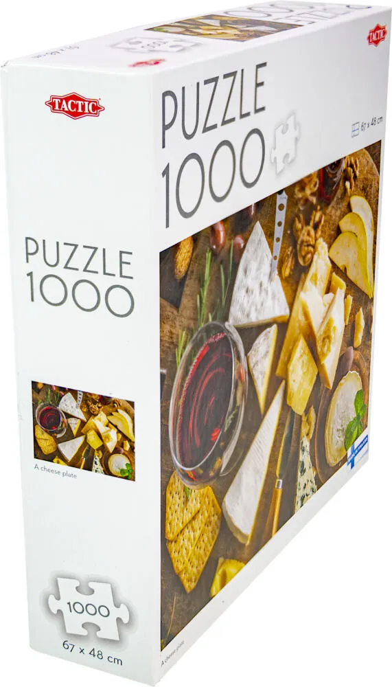 Tactic Lovers A cheese plate Yapboz 1000 adet Yiyecek ve içecekler Thumbnail 2