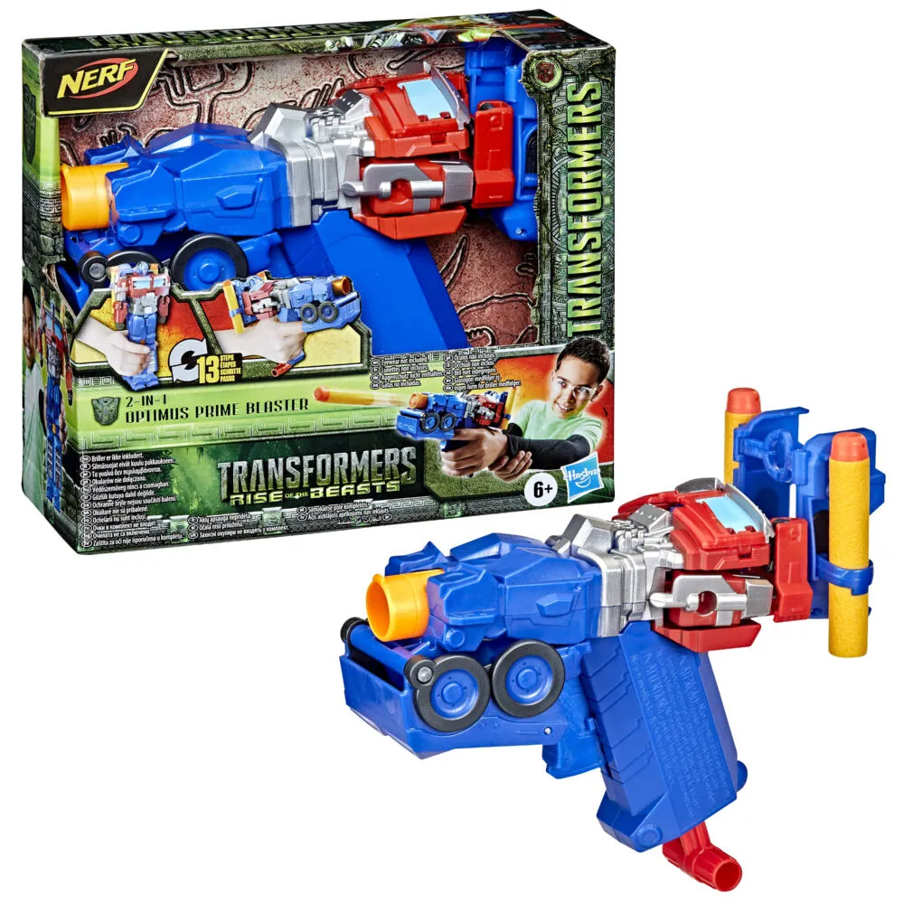 Hasbro Transformers Rise of the Beasts Movie 2 in 1 Optimus Prime Blaster F3901EU4 Thumbnail 3