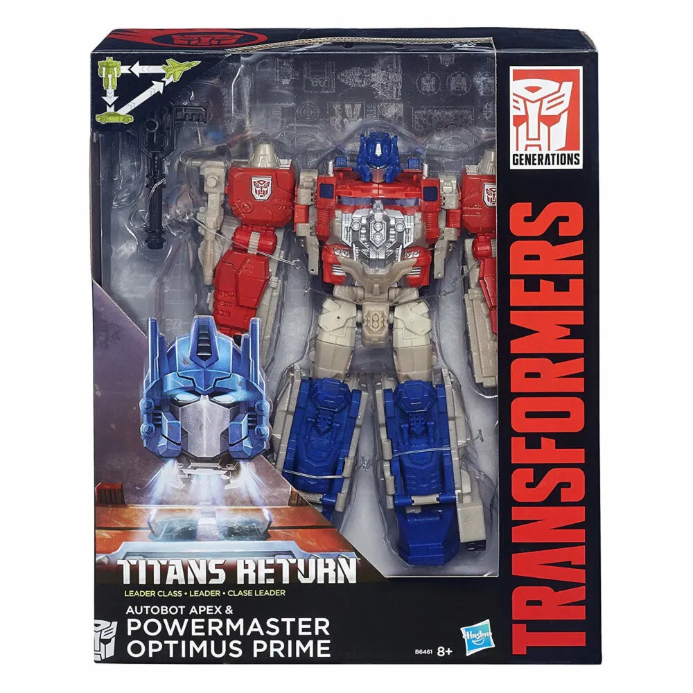 Hasbro Transformers Generations Titans Return Leader Class Powermaster Optimus Prime and Autobot Apex B6461AS0 Thumbnail 1