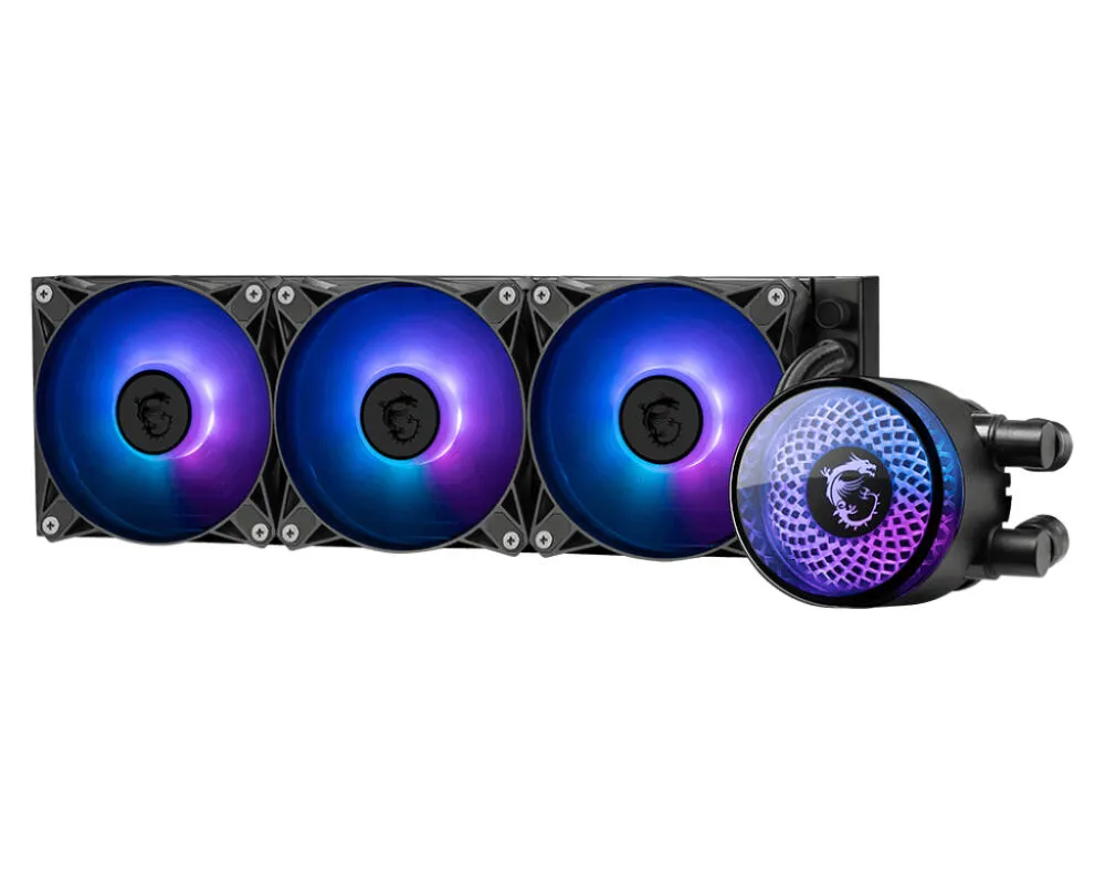 MSI MAG CORELIQUID A12 360 Bilgisayar Soğutma Sistemi Anakart, İşlemci Hepsi dahil sıvı soğutma 12 cm Siyah 1 adet Thumbnail 4