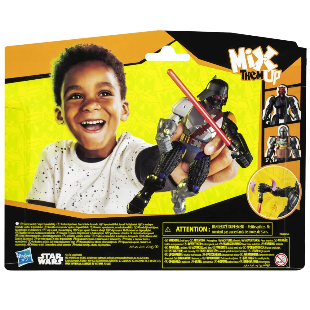 Hasbro MixMashers Star Wars Darth Vader G02995X00 Çocuk Oyuncak Şekilleri Thumbnail 5