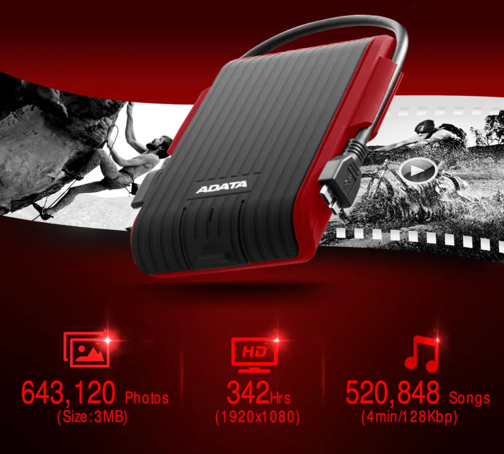 ADATA HD725 2 TB AHD725-2TU31-CRD USB 3.2 Harici Hard Disk Thumbnail 12