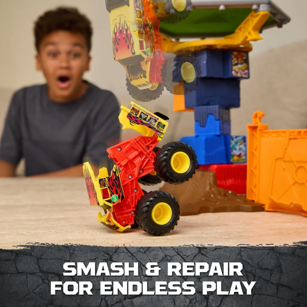 Spin Master Monster Jam MNJ VHP 1to64 SmshNBash FetrePlayset GML Thumbnail 4