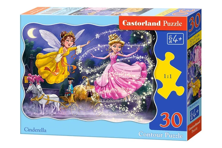 Castorland Cinderella B-03747-1 30 Parça Puzzle Thumbnail 1