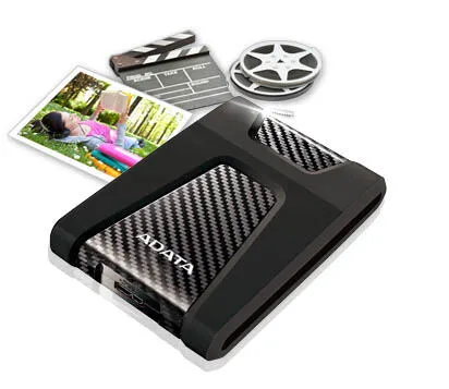 ADATA HD 650 Harici sabit disk 1 TB 2.5" 2.0/3.2 Gen 1 (3.1 Gen 1) Siyah Thumbnail 5