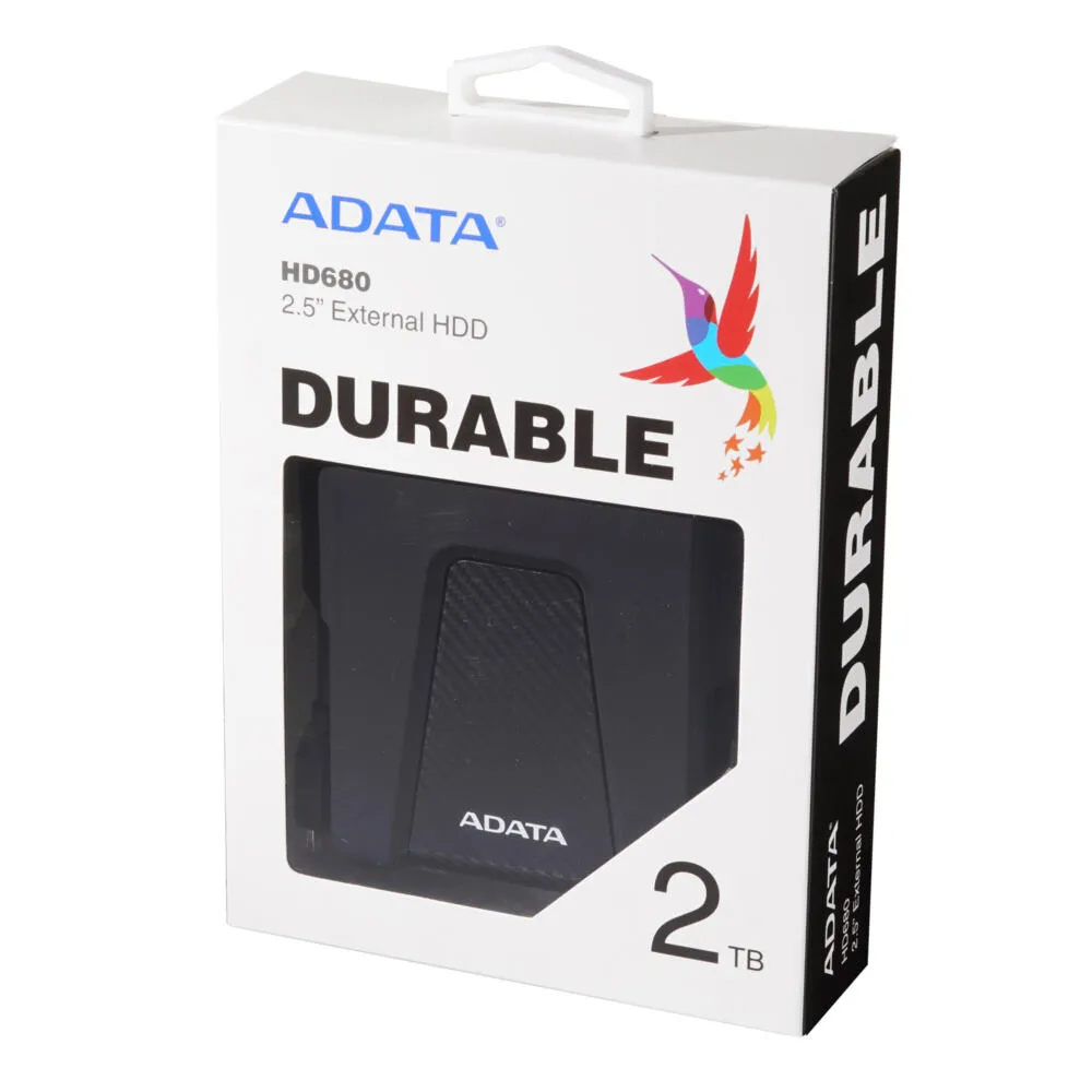 ADATA HD680 2 TB AHD680-2TU31-CBK USB 3.2 Harici Hard Disk Thumbnail 2