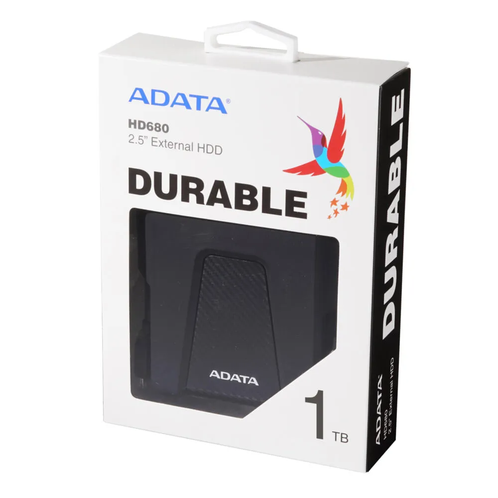 ADATA HD680 1 TB AHD680-1TU31-CBK USB 3.2 Harici Hard Disk Thumbnail 1