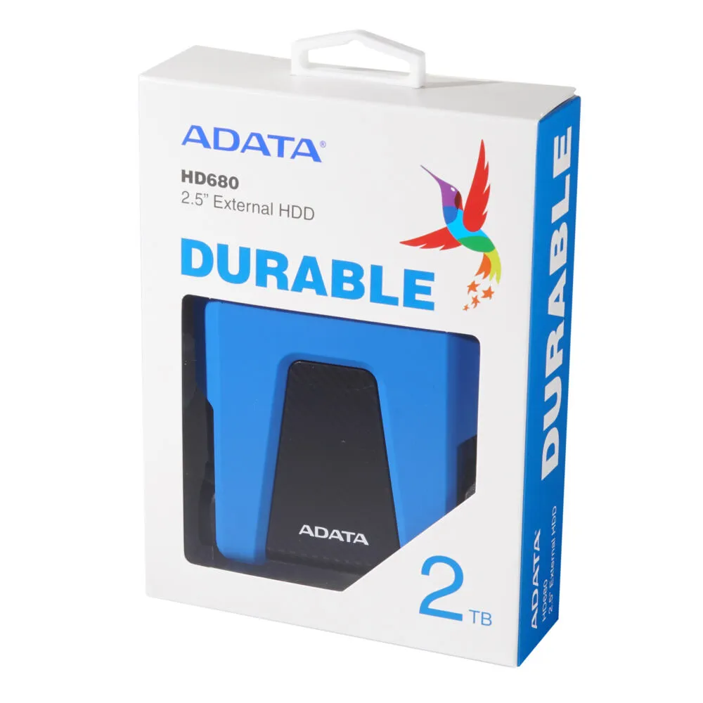 ADATA HD680 2 TB AHD680-2TU31-CBL USB 3.2 Harici Hard Disk Thumbnail 1